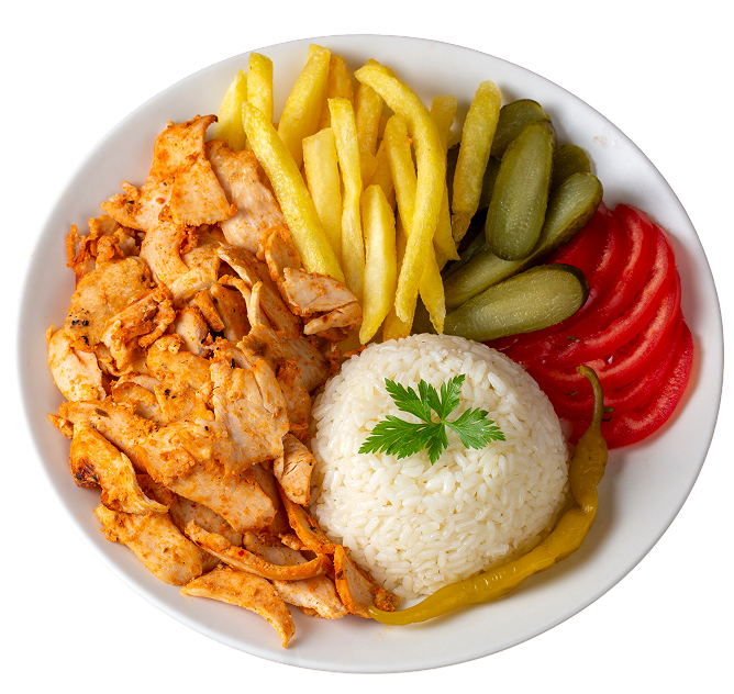 Club Shawarma Rice Bowl (Chicken)