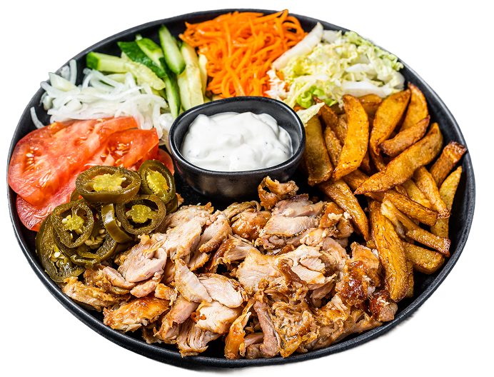 Plate Shawarma